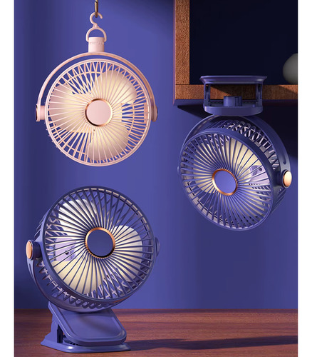 Mini ventilador broche USB recargable Et8165 - Image 20