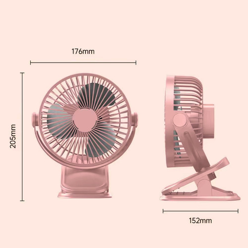 Mini ventilador broche USB recargable Et8165 - Image 18