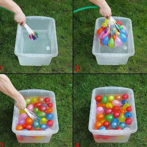 Pack X5 Bombucha Llenador Rápido Agua 111 Magic Balloons - Imagen 4