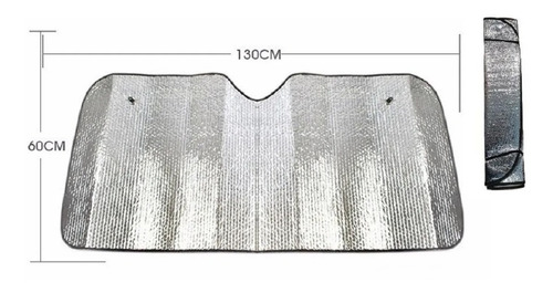 Pack X5 Parasol Cortina Delantera Protectora Metalizada Auto - Image 4