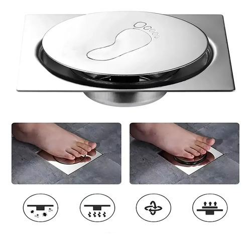 Rejilla desagüe inteligente de baño ducha smart click E41226 - Image 5