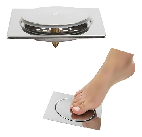 Rejilla desagüe inteligente de baño ducha smart click E41226 - Image 3