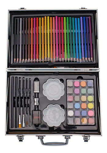 Set arte infantil 132 piezas maletín metálico niños capylabu - Image 8