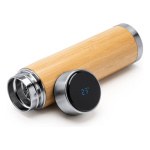 Termo con sensor de temperatura 500 ml simil madera 2059 - Imagen 8