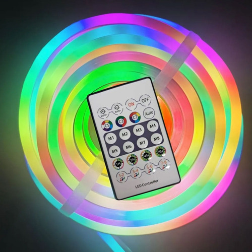 Tira de luces usb led luz neon 5 metros con control rgb-ic - Image 5