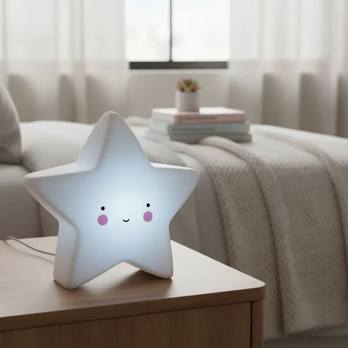 Velador lámpara LED estrella luces colores a pilas Lr44 - Image 8