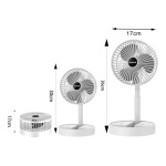 Ventilador de mano USB recargable Et8172 - Imagen 6