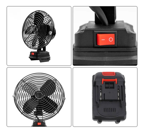Ventilador portátil recargable inalámbrico batería Av5642 - Image 8