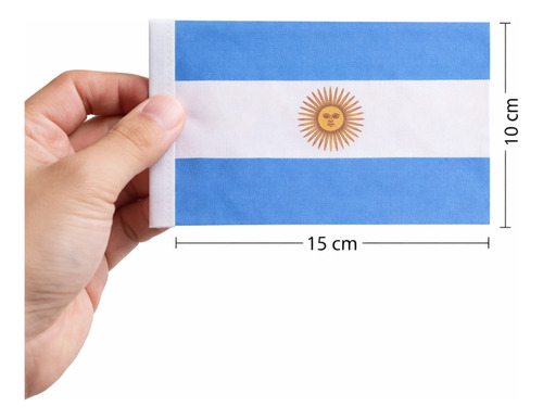 100 banderas Argentinas para guirnalda Arg1884 - Imagen 4