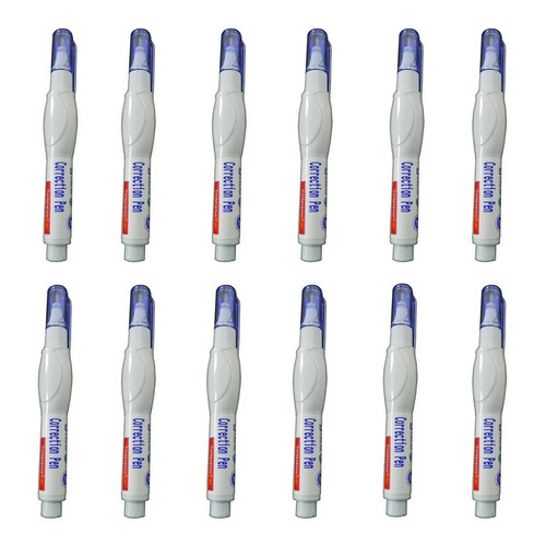 12 Liquid Paper De 6 Ml Correctores De Tinta