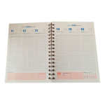 Agenda 16x22 Black And Pink 144 Paginas Espiral Ag24b003 – vista lateral