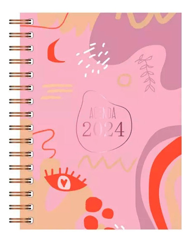 Agenda 16x22 Eco Abstracta 352 Paginas Tapa Blanda Ag24e015 – zoom detalle