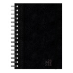 Agenda 16x22 uomo negro 352 páginas con espiral Ag24a011