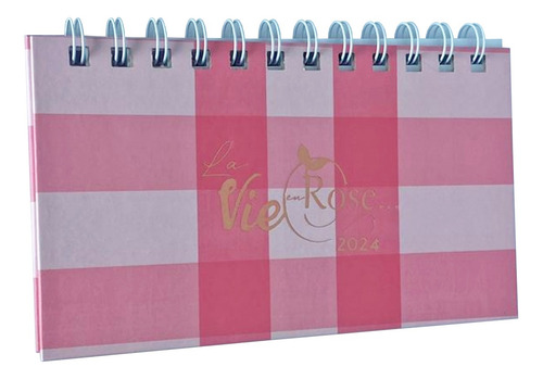 Agenda 17x9 Black And Pink 128 Paginas Espiral Ag24d003 – vista superior