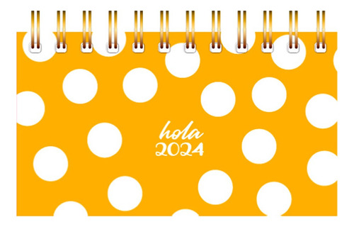 Agenda 17x9 Lunares 128 Paginas Espiral Colegio Ag24d001 - Imagen 9