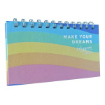 Agenda 17x9 Rainbow 128 Paginas Espiral Escuela Ag24d004 – colores disponibles