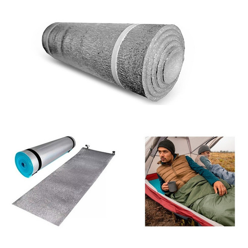 Aislante Termico Camping Para Bolsa Dormir Carpa Aluminizado