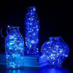 Alambre Hilo Led Azul 3 Metros A Pilas Guirnalda 10 Unidades - Image 6