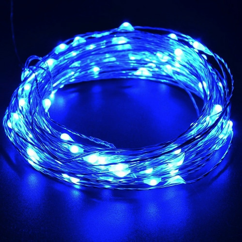 Alambre Hilo Led Azul 3 Metros A Pilas Guirnalda 10 Unidades - Image 4