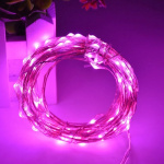 Alambre Hilo Led Rosa 3 Metros A Pilas Guirnalda 10 Unidades - Image 4