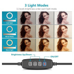 Aro Led De 8 Cm Doble Soporte Celular Y Soporte Microfono - Image 5