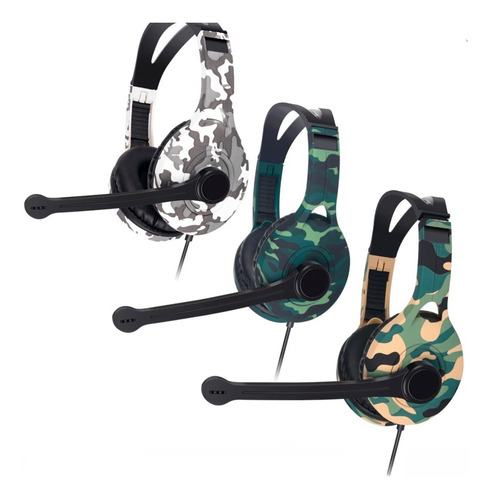 Auricular gamer con micrófono camuflado - P4-890 PRO – vista lateral