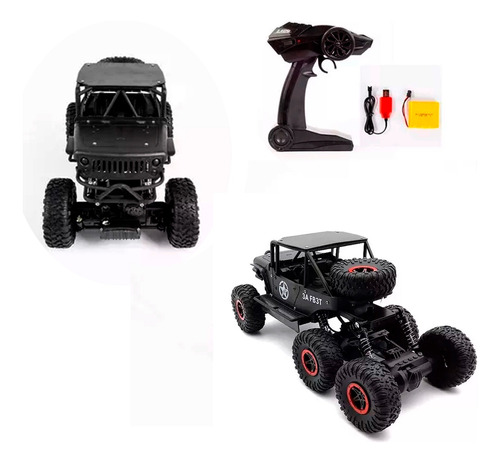 Auto Monster Recargable Con Control Remoto 6 Ruedas Fb3t - Image 8