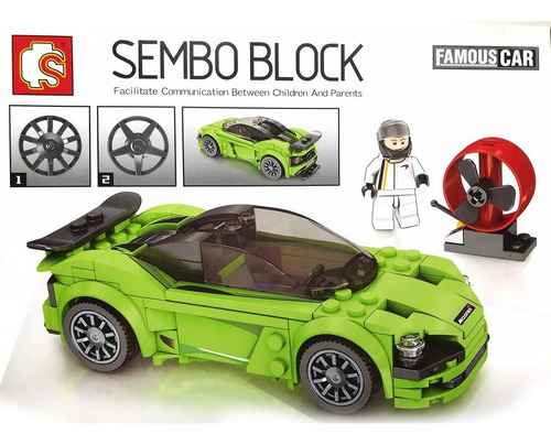 Auto Para Armar 165 Piezas Sembo Block Bloques Construcción - Imagen 6