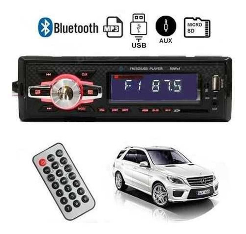 Auto Stereo Bluetooth Om 6082bt Usb Lector Micro Sd 50w X 4 - Image 4