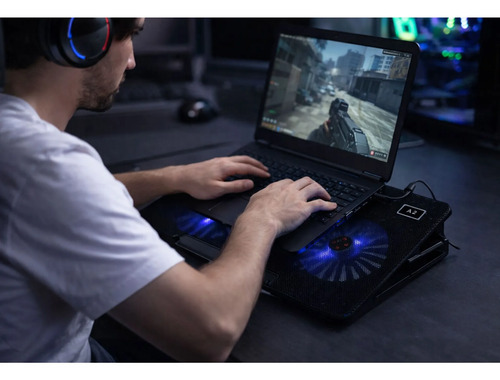 Base Cooler Para Notebook Hasta 17 Pulgadas Usb Pad A2 - Image 2