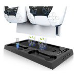 Base de carga consola y joystick PS5 con cooler Gp10