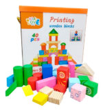 Bloques Didácticos 40 Piezas Juego Infantil De Madera 50570