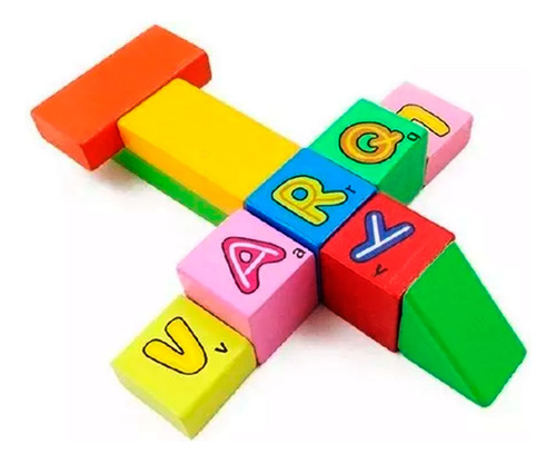 Bloques Didácticos 50 Piezas Juego Infantil De Madera 50580 - Image 4