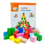 Bloques Didácticos 50 Piezas Juego Infantil De Madera 50580 - Image 5