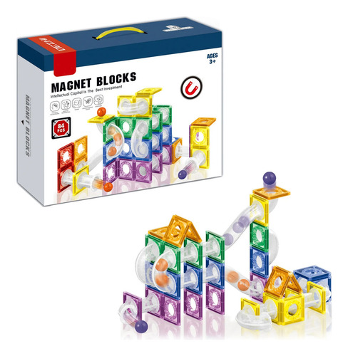 Bloques_Magneticos_Infantiles_84_Piezas_Para_Construir_1779_D_932002-MLA84000442439_042025-O.jpg Bloques magnéticos 84 piezas 1779 - Image 1