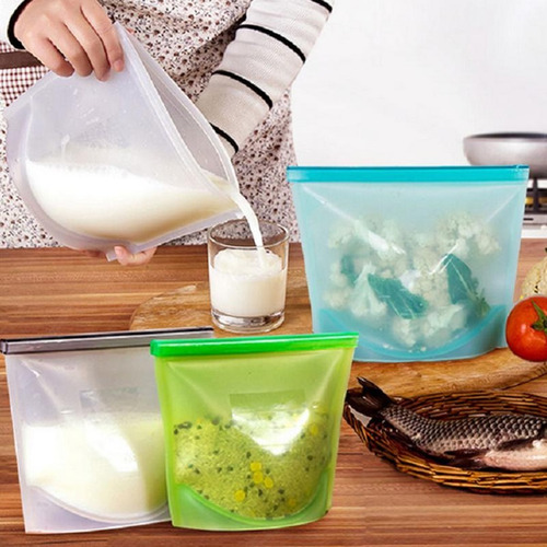Bolsa De Silicona X 3 Reutilizables Multifuncion Para Cocina - Imagen 13