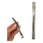 Bombilla Acero Inoxidable Para Mate Chata Plana 17 Cm 01562