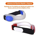 Brazalete Led Luminoso Silicona Ciclismo Running Bicicleta - Imagen 33
