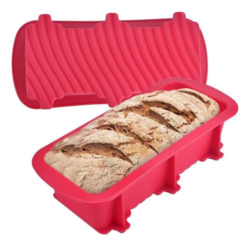 Budinera Molde De Silicona Pan Goma Apto Horno Reposteria - Imagen 1