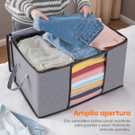 Pack X 6 Cajas Organizadoras De Ropa Plegable 50 Lts Bz6799 - Image 3