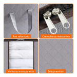 Pack X 6 Cajas Organizadoras De Ropa Plegable 50 Lts Bz6799 - Image 2