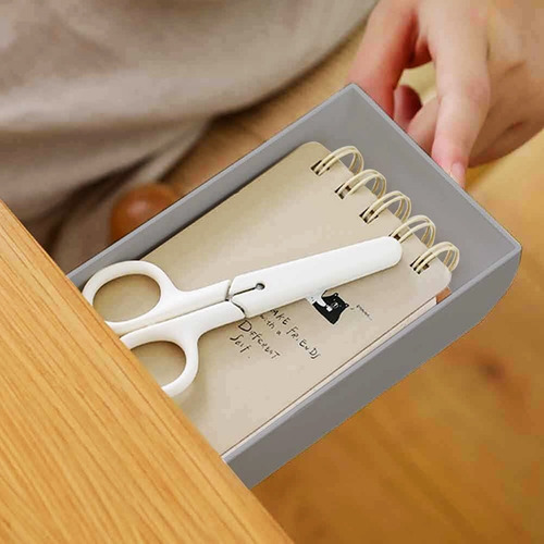 Cajon Secreto Autoadhesivo Organizador De Escritorio O Mesa - Imagen 2