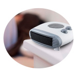 Caloventor calefactor 2000w eléctrico regulable Cx-c2000 - Image 2