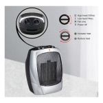 Caloventor Calefactor Electrico 1500w Termostato Ptc-1500 - Image 5