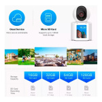 Cámara IP HD seguridad wifi pantalla videollamada Ipc-c30 - Image 4