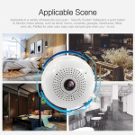 Camara Ip Wifi Foco Espia Parlante Sensor Lente 360º Led - Image 6