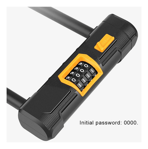 Candado de seguridad con clave para bicicleta o moto Fe2711 - Image 5