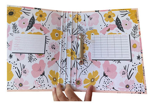 Carpeta Con Relieve Numero 4 Nature Flores 2x40 Mm Ca550015 - Image 3