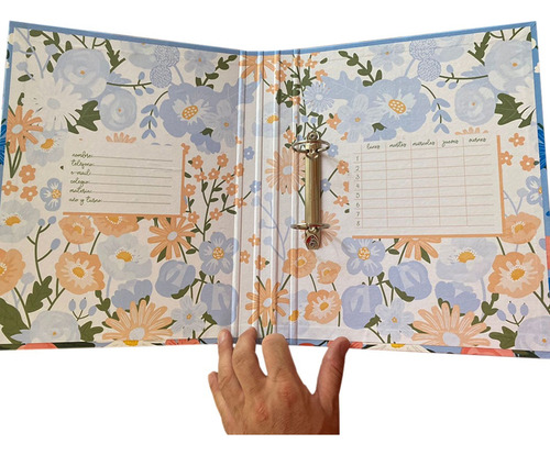 Carpeta Con Relieve Numero 4 Nature Flores 2x40 Mm Ca550015 - Image 6