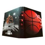 Carpeta Escolar Básquet Con Textura A4 40mm Ca550005b